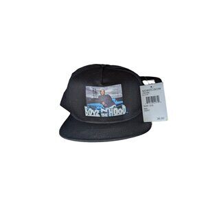 Boyz N The Hood Men's Black One Size Cross Colours 100% Cotton Snapback Hat New